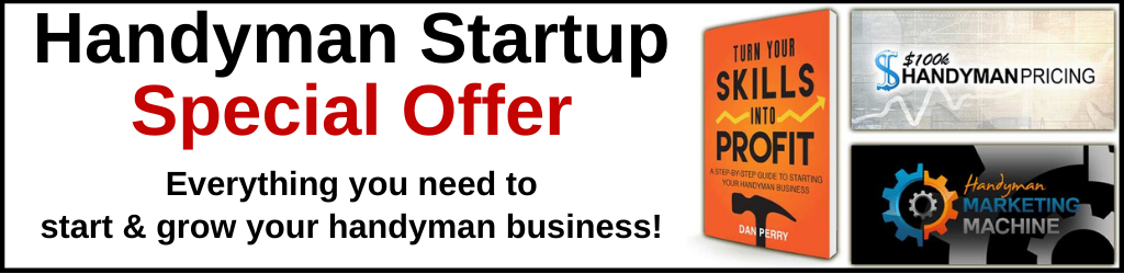 Handyman Startup Special Offer