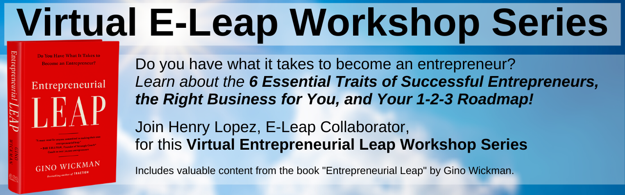 Virtual E-Leap Workshop Series